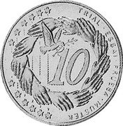 Latvia 10 Euro Cent (trial - pattern) X# Pn4 TRIAL ESSAI PRUEBA MUSTEN 10 coin reverse Latvia 10 Euro Cent (trial - pattern) X# Pn4 TRIAL ESSAI PRUEBA MUSTEN 10 coin reverse