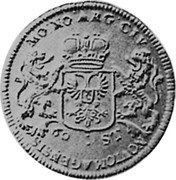 Netherlands 2 Daalders 1688 KM# 31 Gelderland - Nijmegen City Standard Coinage MO NO ARG CIV NOVTOM AGENSIS 60 ST coin obverse Netherlands 2 Daalders 1688 KM# 31 Gelderland - Nijmegen City Standard Coinage MO NO ARG CIV NOVTOM AGENSIS 60 ST coin obverse
