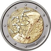 Slovenia 2 Euro (35th Anniversary of the Erasmus Programme) 1987-2022 PROGRAM ERASMUS SLOVENIJA coin obverse Slovenia 2 Euro (35th Anniversary of the Erasmus Programme) 1987-2022 PROGRAM ERASMUS SLOVENIJA coin obverse