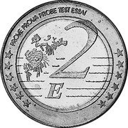 Moldova 2 Euro (Pattern) X# Pn8 PROVE PROVA PROBE TEST ESSAI 2 E coin reverse Moldova 2 Euro (Pattern) X# Pn8 PROVE PROVA PROBE TEST ESSAI 2 E coin reverse