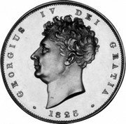UK 2 Pounds (George IV) KM# Pn91 GEORGIUS IV DEI GRATIA 1825 coin obverse UK 2 Pounds (George IV) KM# Pn91 GEORGIUS IV DEI GRATIA 1825 coin obverse