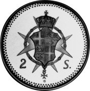 Malta 2 Scudo (Angelo de Mojano) X# 127 2 S coin reverse Malta 2 Scudo (Angelo de Mojano) X# 127 2 S coin reverse