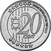 Moldova 20 Cent Pattern 2004 X# Pn5 PROVE PROVA PROBE TEST ESSAI 20 CENT coin reverse Moldova 20 Cent Pattern 2004 X# Pn5 PROVE PROVA PROBE TEST ESSAI 20 CENT coin reverse