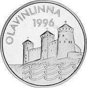 Finland 20 Euro Olavinlinna Castle 1996 Proof X# 22 OLAVINLINNA 1996 coin reverse Finland 20 Euro Olavinlinna Castle 1996 Proof X# 22 OLAVINLINNA 1996 coin reverse