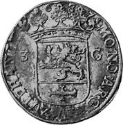 Netherlands 3 Guldens 1687 Antlers KM# 15 Gelderland - Zutphen Commune Standard Coinage MO NO ARG CIV ZVTPHAN 1 6 8 7 3 G coin obverse Netherlands 3 Guldens 1687 Antlers KM# 15 Gelderland - Zutphen Commune Standard Coinage MO NO ARG CIV ZVTPHAN 1 6 8 7 3 G coin obverse