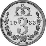 UK 3 Pence (Edward VIII) X# 113 3 1936 coin reverse