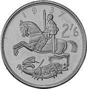 UK 30 Pence (Edward VIII) 1937 2' 6 coin reverse