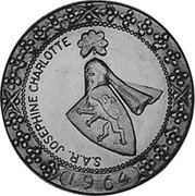 Luxembourg 40 Francs (Grand Duchesse of Luxembourg) X# M8 S A R JOSEPHINE CHARLOTTE 1964 coin reverse Luxembourg 40 Francs (Grand Duchesse of Luxembourg) X# M8 S A R JOSEPHINE CHARLOTTE 1964 coin reverse