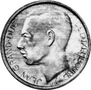 Luxembourg 40 Francs (Jean Grand Duc) X# M7 JEAN GRAND DUC DE LUXEMBOURG coin obverse Luxembourg 40 Francs (Jean Grand Duc) X# M7 JEAN GRAND DUC DE LUXEMBOURG coin obverse