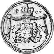 Luxembourg 40 Francs (Jean Grand Duc) X# M7 1964 coin reverse Luxembourg 40 Francs (Jean Grand Duc) X# M7 1964 coin reverse