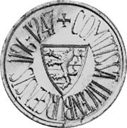 Luxembourg 40 Francs (Princess Ermesinde) X# M3 COMITISSA LUCENBURGENSIS 1196- 1247 coin obverse Luxembourg 40 Francs (Princess Ermesinde) X# M3 COMITISSA LUCENBURGENSIS 1196- 1247 coin obverse