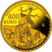 Spain 400 Euro El Bosco 2016 Proof TESOROS DE MUSEOS ESPAÑOLES 400 EURO M coin obverse Spain 400 Euro El Bosco 2016 Proof TESOROS DE MUSEOS ESPAÑOLES 400 EURO M coin obverse