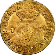 UK 44 Shillings Mary Stuart 1553 MB# 91 MARIA D G SCOTORVM REGINA J G coin obverse