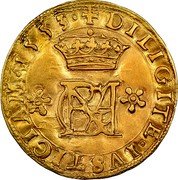 UK 44 Shillings Mary Stuart 1553 MB# 91 DILIGITE IVSTICI J J 1553 coin reverse