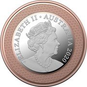 Australia 5 Dollars Australian Paralympic Team 2020 ELIZABETH II AUSTRALIA 2020 JC coin obverse Australia 5 Dollars Australian Paralympic Team 2020 ELIZABETH II AUSTRALIA 2020 JC coin obverse