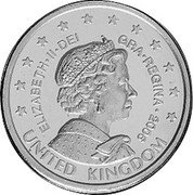 UK 5 Euro Cent (Elizabeth II - pattern) X# Pn21 UNITED KINGDOM ELIZABETH II DEI GRA REGINA 2006 coin obverse UK 5 Euro Cent (Elizabeth II - pattern) X# Pn21 UNITED KINGDOM ELIZABETH II DEI GRA REGINA 2006 coin obverse