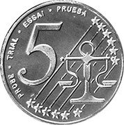 Malta 5 Euro Cent (Pattern) X# Pn3 5 PROBE TRIAL ESSAI PRUEBA coin reverse Malta 5 Euro Cent (Pattern) X# Pn3 5 PROBE TRIAL ESSAI PRUEBA coin reverse