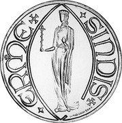 Luxembourg 5 Francs (Princess Ermesinde) X# MA1 ERMESINDIS coin reverse Luxembourg 5 Francs (Princess Ermesinde) X# MA1 ERMESINDIS coin reverse