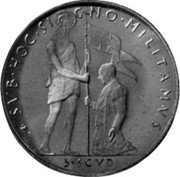Malta 5 Scudo (Angelo de Mojano) X# 100 CVB HOC SIGNO MILITAMVS 5 SCVDI coin reverse Malta 5 Scudo (Angelo de Mojano) X# 100 CVB HOC SIGNO MILITAMVS 5 SCVDI coin reverse
