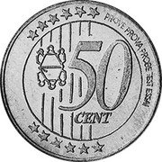 Moldova 50 Cent Pattern 2004 X# Pn6 PROVE PROVA PROBE TEST ESSAI 50 CENT coin reverse Moldova 50 Cent Pattern 2004 X# Pn6 PROVE PROVA PROBE TEST ESSAI 50 CENT coin reverse