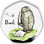 UK 50 Pence Owl 2021 Proof OWL © DISNEY coin reverse UK 50 Pence Owl 2021 Proof OWL © DISNEY coin reverse