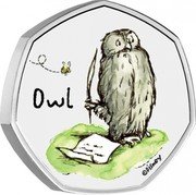 UK 50 Pence (Owl) OWL © DISNEY coin reverse UK 50 Pence (Owl) OWL © DISNEY coin reverse