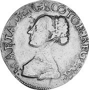 UK 60 Shillings (Maria Stuart) MB# 93 MARIA DEI G SCOTOR REGINA coin obverse