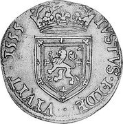 UK 60 Shillings (Maria Stuart) MB# 93 IVSTVS FIDE VIVIT 1555 coin reverse