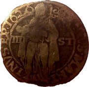 Netherlands 8 Stuivers 1626 Double Eagle KM# 17 Groningen & Ommeland City Standard Coinage SANTCTVS M - ARTINVS EP 1626 III ST coin obverse Netherlands 8 Stuivers 1626 Double Eagle KM# 17 Groningen & Ommeland City Standard Coinage SANTCTVS M - ARTINVS EP 1626 III ST coin obverse