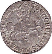Netherlands Arendschelling (16)91 KM# 26.1 Gelderland - Nijmegen City Standard Coinage CONCORDIA RES PARVAE CRESCVNT coin reverse Netherlands Arendschelling (16)91 KM# 26.1 Gelderland - Nijmegen City Standard Coinage CONCORDIA RES PARVAE CRESCVNT coin reverse