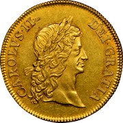 UK Crown Charles II 1662 Rare KM# PnA33 CAROLVS II DEI GRATIA coin obverse UK Crown Charles II 1662 Rare KM# PnA33 CAROLVS II DEI GRATIA coin obverse
