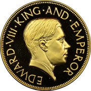 UK Crown (Edward VIII) X# M4a EDWARD VIII KING AND EMPEROR coin obverse UK Crown (Edward VIII) X# M4a EDWARD VIII KING AND EMPEROR coin obverse