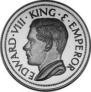 UK Crown (Edward VIII) X# M5 EDWARD VIII KING & EMPEROR coin obverse