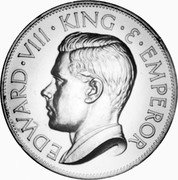 UK Crown (Edward VIII) X# M2 EDWARD VIII KING & EMPEROR coin obverse