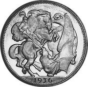 UK Crown (Edward VIII) X# M11 1936 coin reverse