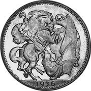 UK Crown (Edward VIII) X# M1 1936 coin reverse