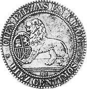 Spain Diez Centimos KM# Pn12 Spain CIEN PIEZAS EN KILOG DIEZ CENTIMOS coin obverse