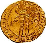 Netherlands Ducat 1650 KM# 5.1 Gelderland Province Trade Coinage : CONCORDIA RES P AR CRES GEL 16 50 coin obverse Netherlands Ducat 1650 KM# 5.1 Gelderland Province Trade Coinage : CONCORDIA RES P AR CRES GEL 16 50 coin obverse