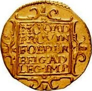 Netherlands Ducat 1650 KM# 5.1 Gelderland Province Trade Coinage MO ORD PROVIN FOED ETR BELG AD LEG IMP coin reverse Netherlands Ducat 1650 KM# 5.1 Gelderland Province Trade Coinage MO ORD PROVIN FOED ETR BELG AD LEG IMP coin reverse