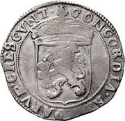 Netherlands Ducat 1659 Dog KM# 42 Gelderland Province Standart Coinage CONCORDIA RES PARVAE CRESCVNT . coin reverse Netherlands Ducat 1659 Dog KM# 42 Gelderland Province Standart Coinage CONCORDIA RES PARVAE CRESCVNT . coin reverse
