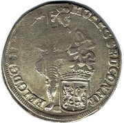 Netherlands Ducat 1699 KM# 63.3 Gelderland Province Standart Coinage MO ARG ORD CONFOE BELG D G coin obverse Netherlands Ducat 1699 KM# 63.3 Gelderland Province Standart Coinage MO ARG ORD CONFOE BELG D G coin obverse