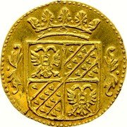 Netherlands Duit Groningen and Ommeland Province 1677 KM# 28a coin obverse Netherlands Duit Groningen and Ommeland Province 1677 KM# 28a coin obverse