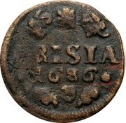 Netherlands Duit Friesland Province 1686 Lion KM# 61 FRISIA 1681 coin reverse Netherlands Duit Friesland Province 1686 Lion KM# 61 FRISIA 1681 coin reverse