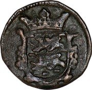 Netherlands Duit KM# 61a Friesland Province Standard Coinage coin obverse Netherlands Duit KM# 61a Friesland Province Standard Coinage coin obverse