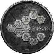 Greece ECU Ecu coinage 1981 Proof X# 10 EUROPA coin reverse Greece ECU Ecu coinage 1981 Proof X# 10 EUROPA coin reverse
