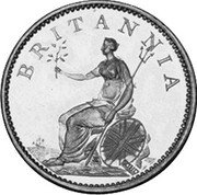 UK Farthing (George III- Pattern) KM# PnB68 BRITANNIA coin reverse UK Farthing (George III- Pattern) KM# PnB68 BRITANNIA coin reverse