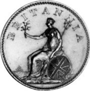 UK Farthing George III- Pattern 1806 KM# PnA68 BRITANNIA coin reverse UK Farthing George III- Pattern 1806 KM# PnA68 BRITANNIA coin reverse