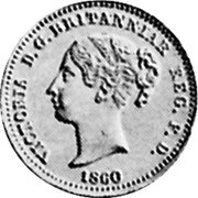 UK Farthing (Victoria) X# 34d VICTORIA D G BRITANNIAR REG Y D 1860 coin obverse UK Farthing (Victoria) X# 34d VICTORIA D G BRITANNIAR REG Y D 1860 coin obverse