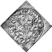 Netherlands Flabbe Klippe 1622 KM# 16 MONETA - NOVA AR - GEN GRO - NINGEN coin obverse Netherlands Flabbe Klippe 1622 KM# 16 MONETA - NOVA AR - GEN GRO - NINGEN coin obverse