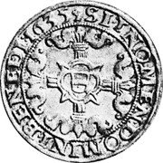 Netherlands Flabbe 1635 KM# 15a Groningen & Ommeland City Standard Coinage SIT NOMEN DOMINI BENEDI 1635 coin reverse Netherlands Flabbe 1635 KM# 15a Groningen & Ommeland City Standard Coinage SIT NOMEN DOMINI BENEDI 1635 coin reverse